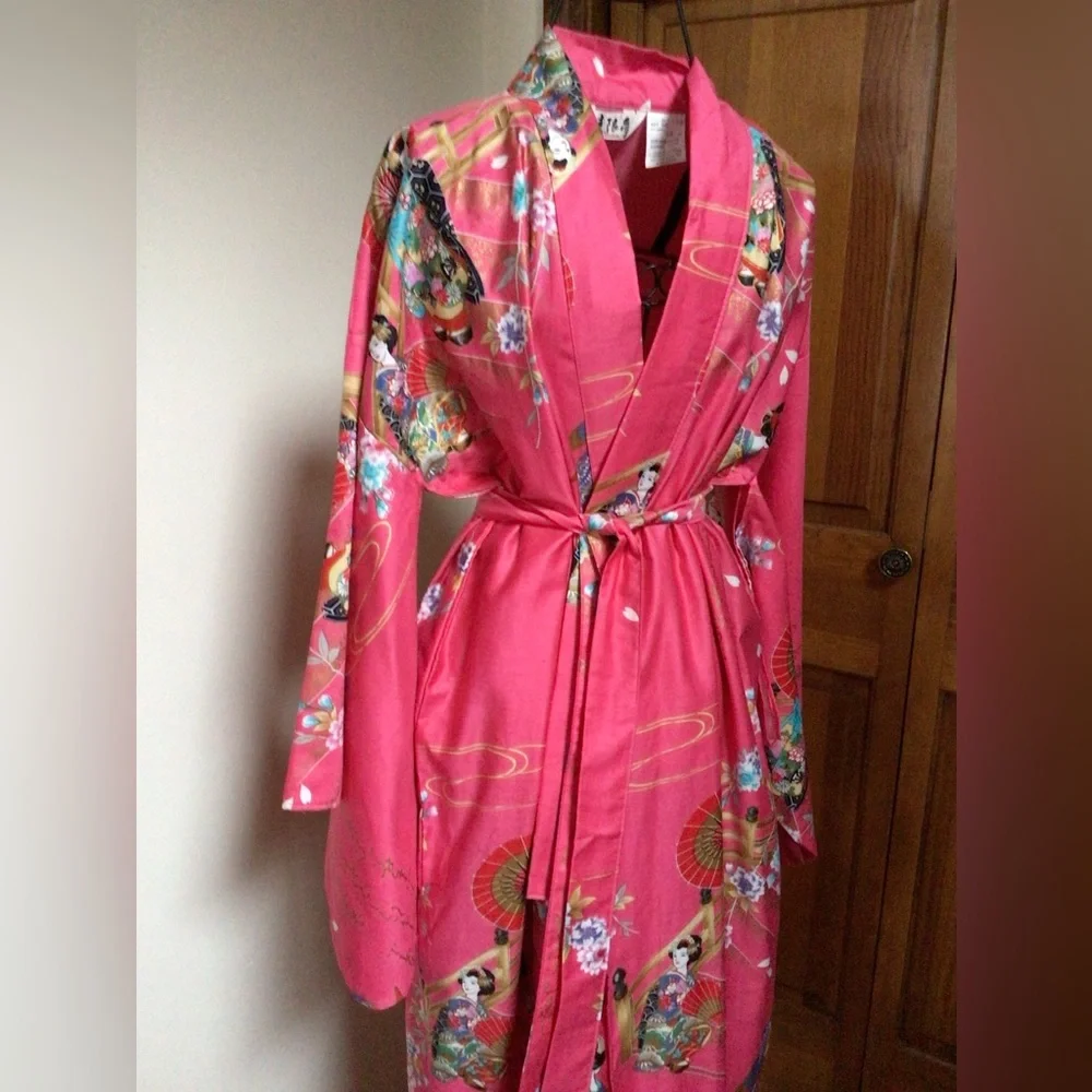Japanese Kimono, O/S, Cotton, New - Picture 2 of 9